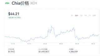 奇亚币今日行情如何？XCH一个值多少钱？