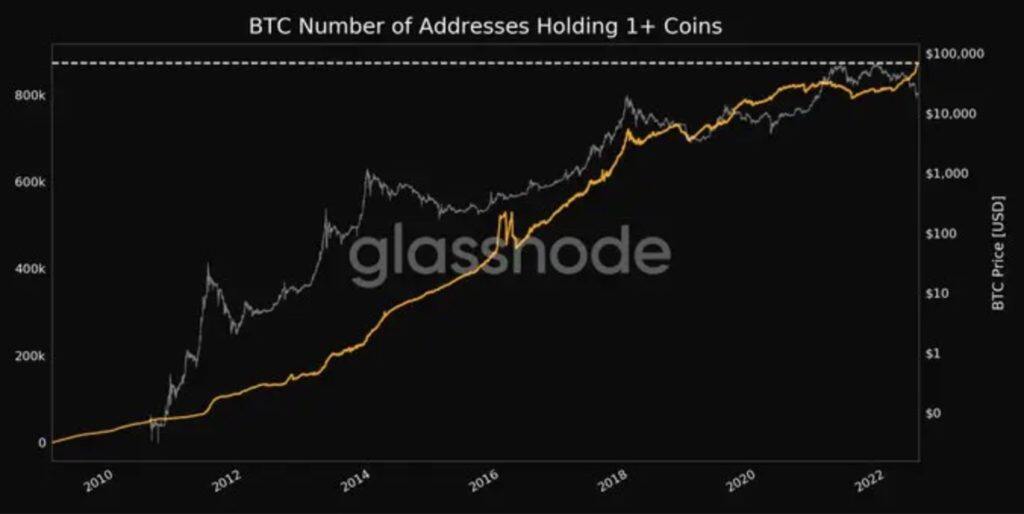 微策略CEO：比特币跌95%才要担心！持1BTC地址数创新高-第1张图片-腾赚网