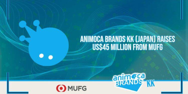 三菱日联共同领投！Animoca Brands Japan完成4500万美元融资-第1张图片-腾赚网