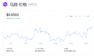 MATIC币最新行情走势分析 马蹄币一个等于多少钱？