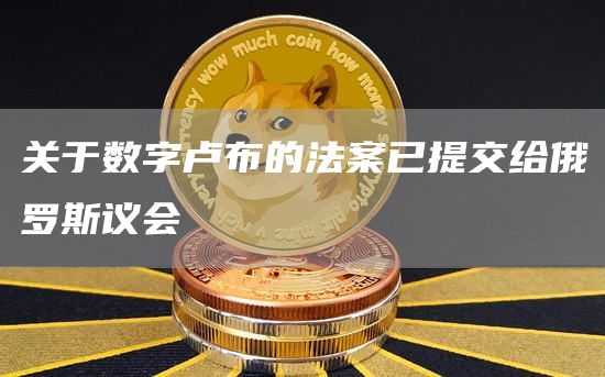 关于数字卢布的法案已提交给俄罗斯议会1