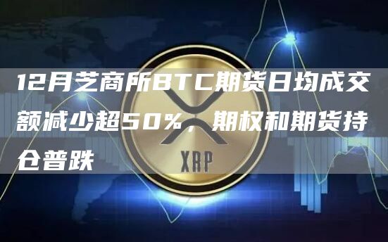 12月芝商所BTC期货日均成交额减少超50%，期权和期货持仓普跌1