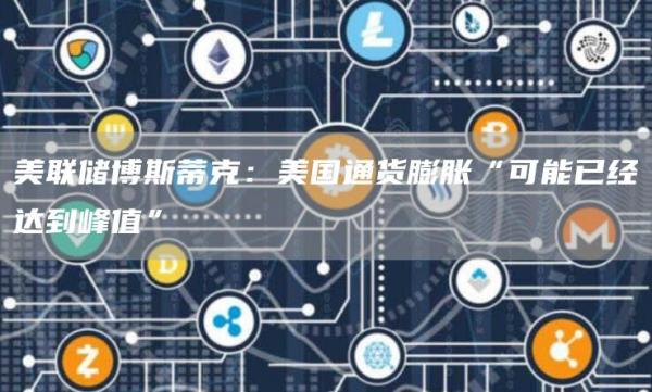 美联储博斯蒂克：美国通货膨胀“可能已经达到峰值”1