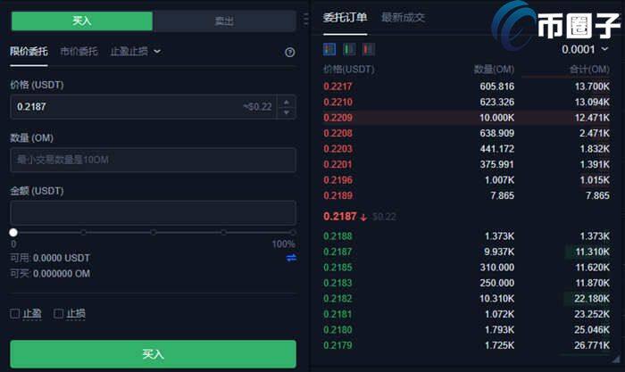 OM币怎么买？OM币交易所购买教程介绍-第4张图片-欧意下载