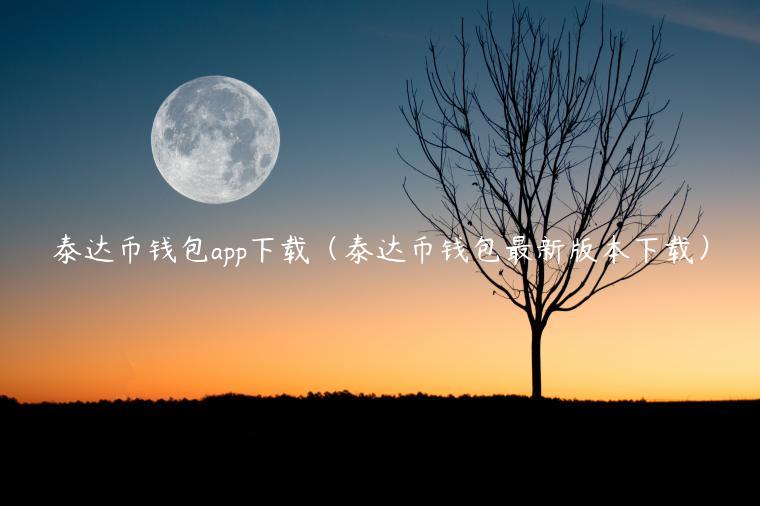 泰达币钱包app下载（泰达币钱包最新版本下载）-第1张图片-欧意下载