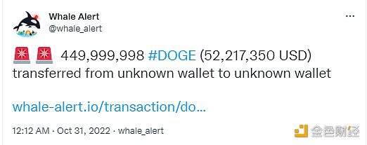 数据：近4.5亿枚DOGE发生转移-第1张图片-欧意下载