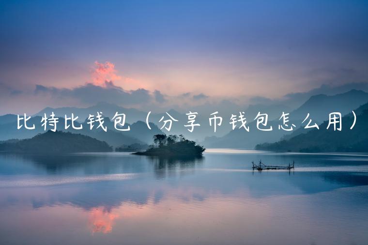 比特比钱包（分享币钱包怎么用）-第1张图片-欧意下载