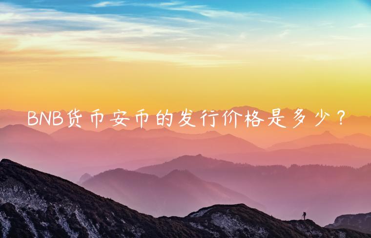 BNB货BIAN币的发行价格是多少？-第1张图片-欧意下载