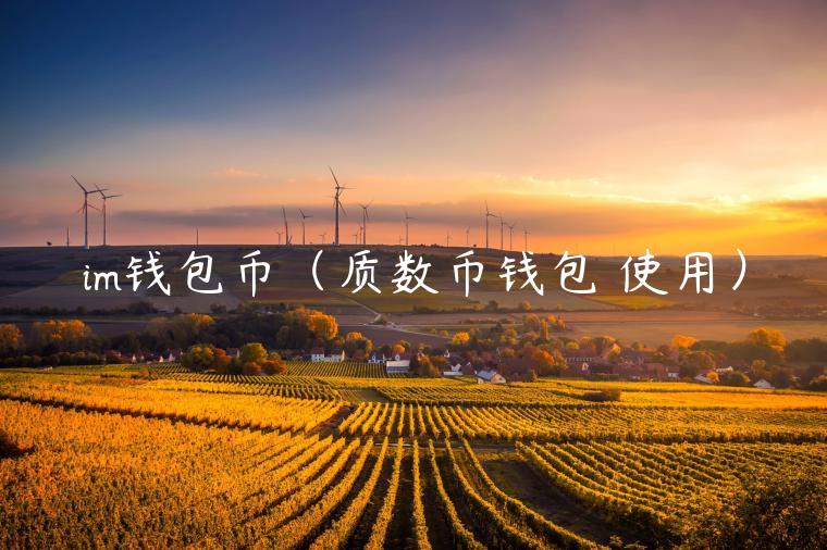im钱包币（质数币钱包 使用）-第1张图片-欧意下载