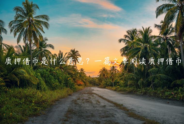 质押借币是什么意思？一篇文章阅读质押借币-第1张图片-欧意下载