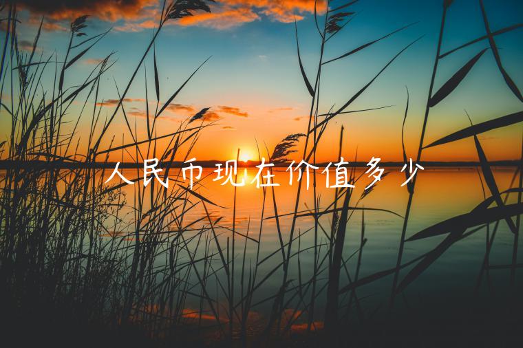 人民币现在价值多少-第1张图片-欧意下载