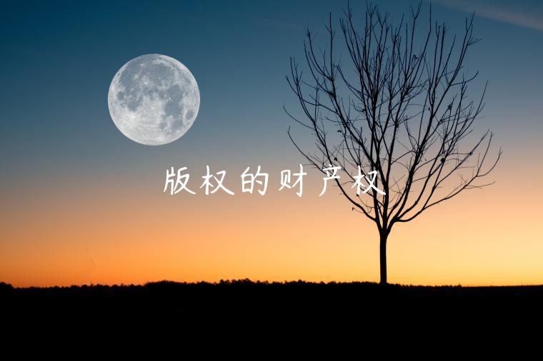 版权的财产权-第1张图片-欧意下载