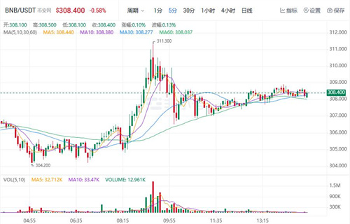 BNB近期最新价格 BNB近期行情K线图-第1张图片-欧意下载