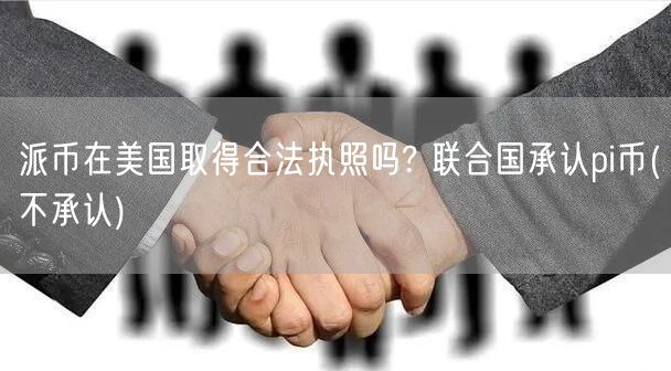 派币在美国取得合法执照吗? 联合国承认pi币(不承认)-第1张图片-欧意下载