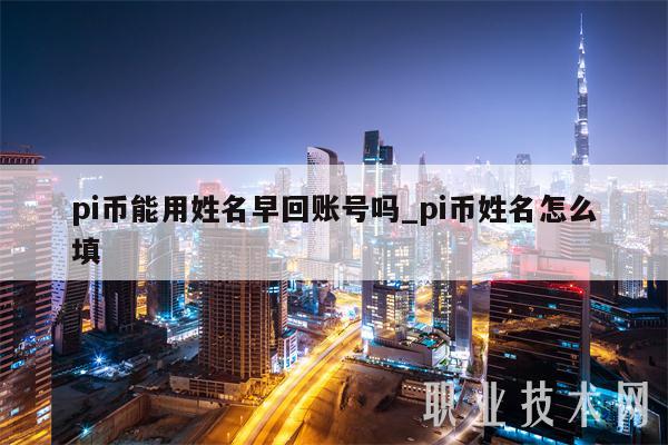 pi币能用姓名早回账号吗_pi币姓名怎么填-第1张图片-欧意下载