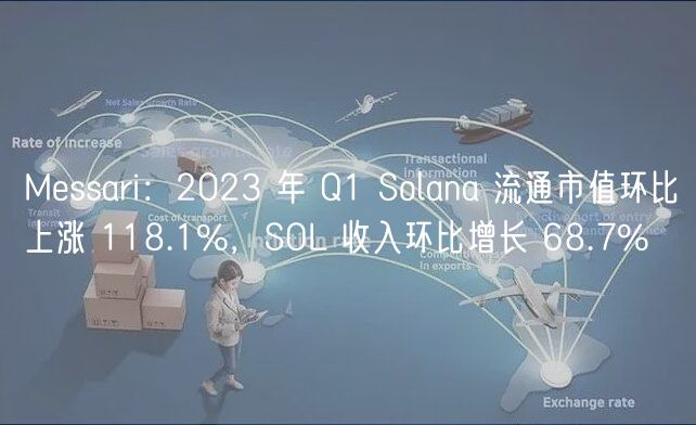 Mssari：2023 年 Q1 Solana 流通市值环比上涨 118.1%，SOL 收入环比增长 68.7%