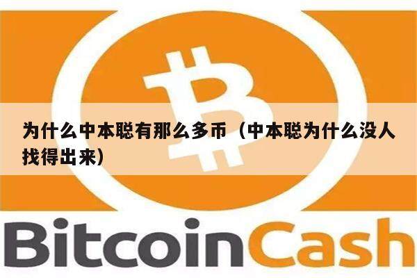 为什么中本聪有那么多币（中本聪为什么没人找得出来）-第1张图片-欧意下载